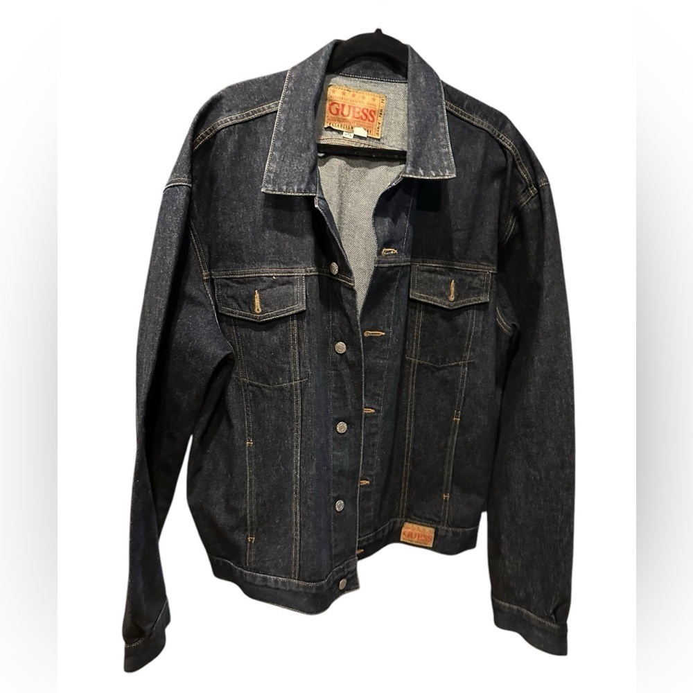 Guess denim jacket men's size 3XL